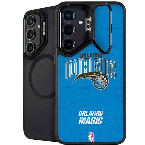 NBA Orlando Magic Blue Primary Logo Galaxy S25 Plus Kickstand Case
