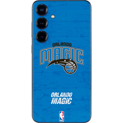 NBA Orlando Magic Blue Primary Logo Galaxy S25 Plus Skin