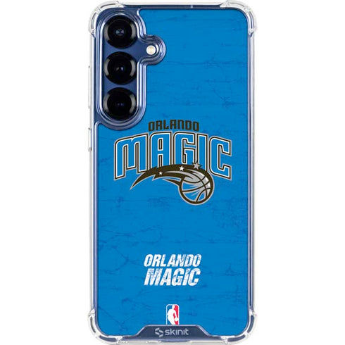 NBA Orlando Magic Blue Primary Logo Galaxy S25 Clear Case