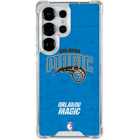 NBA Orlando Magic Blue Primary Logo Galaxy S25 Ultra Clear Case