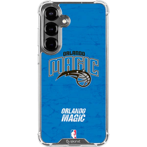 NBA Orlando Magic Blue Primary Logo Galaxy S26 Clear Case