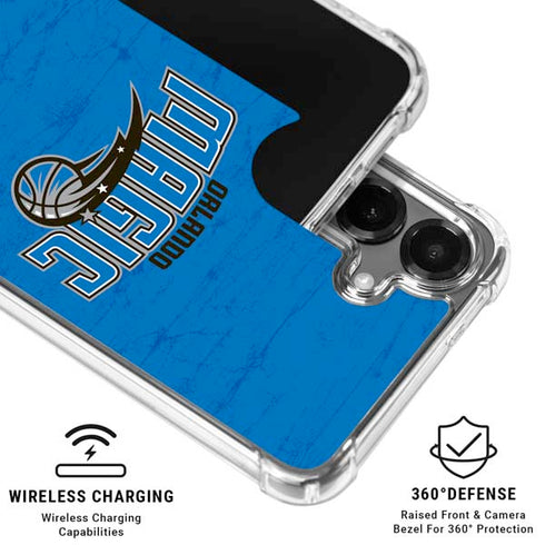 NBA Orlando Magic Blue Primary Logo Galaxy S26 Clear Case