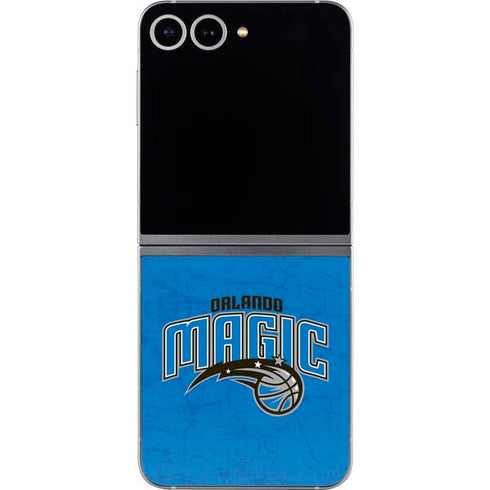 NBA Orlando Magic Blue Primary Logo Galaxy Z Flip6 Skin