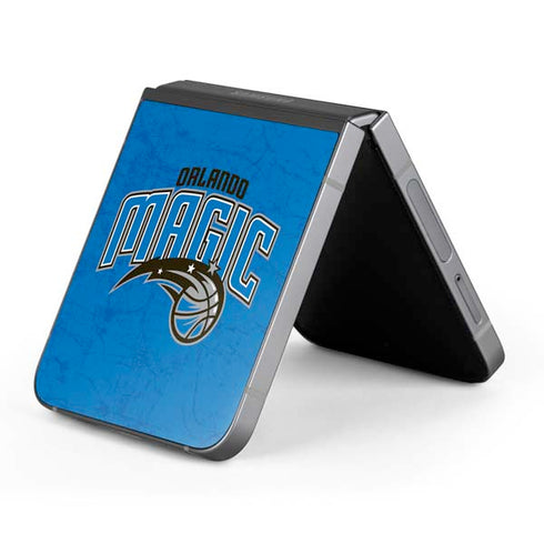 NBA Orlando Magic Blue Primary Logo Galaxy Z Flip6 Skin