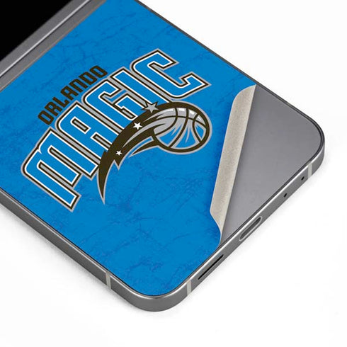 NBA Orlando Magic Blue Primary Logo Galaxy Z Flip6 Skin