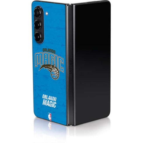 NBA Orlando Magic Blue Primary Logo Galaxy Z Fold5 5G Skin
