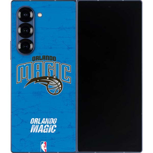NBA Orlando Magic Blue Primary Logo Galaxy Z Fold6 Skin