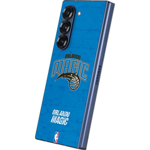 NBA Orlando Magic Blue Primary Logo Galaxy Z Fold6 Skin