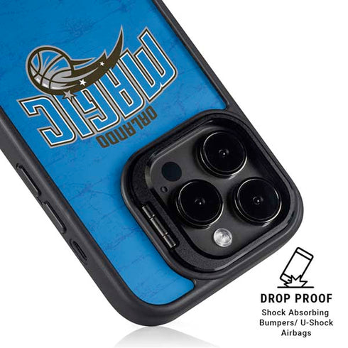 NBA Orlando Magic Blue Primary Logo iPhone 13 Pro Kickstand Case