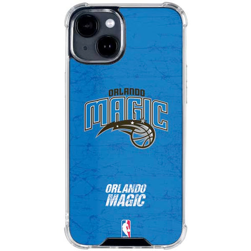 NBA Orlando Magic Blue Primary Logo iPhone 15 Clear Case