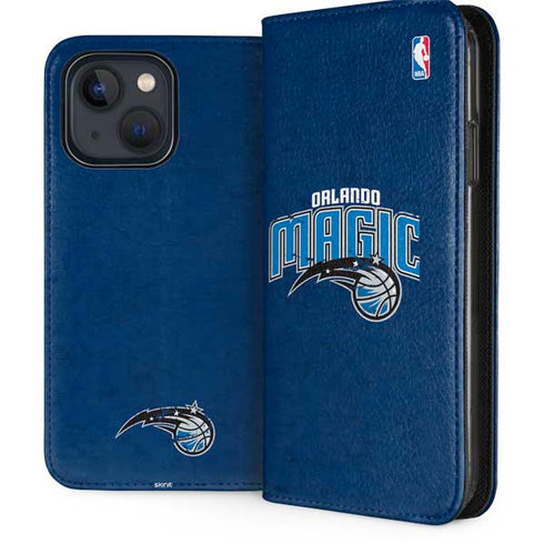 NBA Orlando Magic Blue Primary Logo iPhone 15 Folio Case