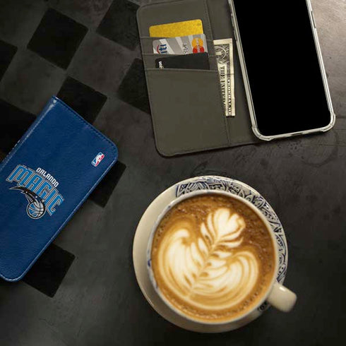 NBA Orlando Magic Blue Primary Logo iPhone 15 Pro Folio Case