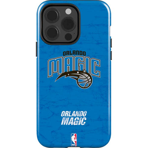 NBA Orlando Magic Blue Primary Logo iPhone 15 Pro Impact Case