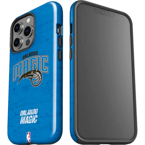 NBA Orlando Magic Blue Primary Logo iPhone 15 Pro Impact Case