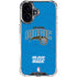 NBA Orlando Magic Blue Primary Logo iPhone 16 Clear Case