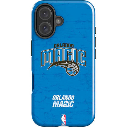 NBA Orlando Magic Blue Primary Logo iPhone 16 Impact Case