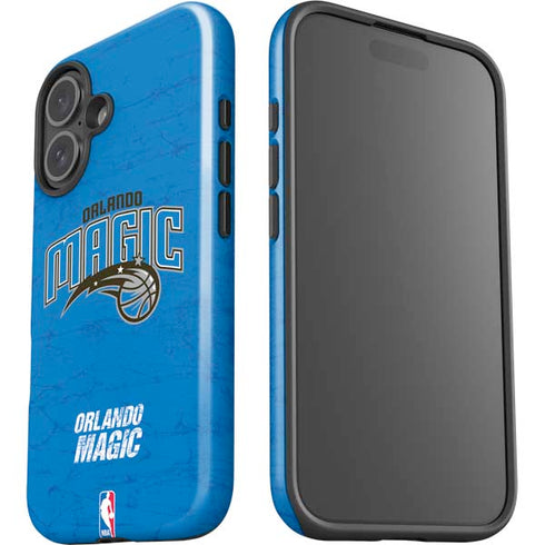 NBA Orlando Magic Blue Primary Logo iPhone 16 Impact Case