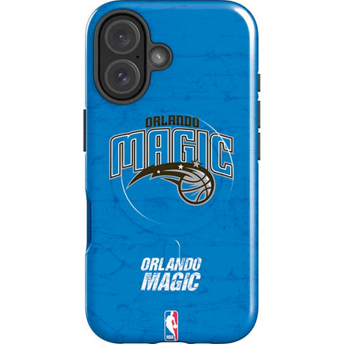 NBA Orlando Magic Blue Primary Logo iPhone 16 Plus Magsafe Impact Case