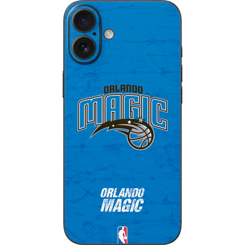 NBA Orlando Magic Blue Primary Logo iPhone 16 Plus Skin