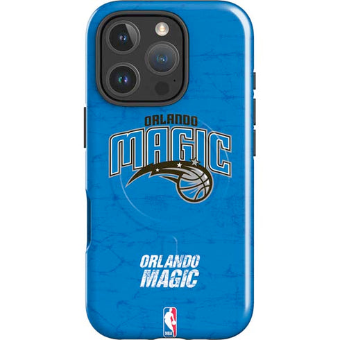 NBA Orlando Magic Blue Primary Logo iPhone 16 Pro Magsafe Impact Case