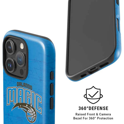 NBA Orlando Magic Blue Primary Logo iPhone 16 Pro Magsafe Impact Case