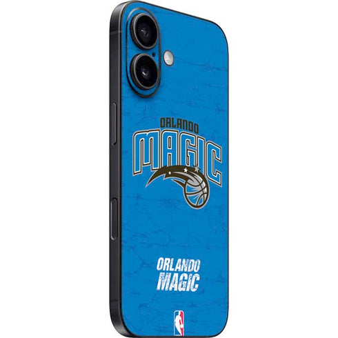 NBA Orlando Magic Blue Primary Logo iPhone 16 Skin