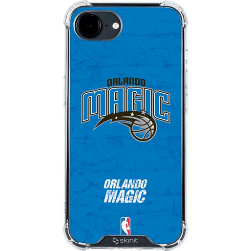 NBA Orlando Magic Blue Primary Logo iPhone 16e Clear Case