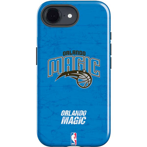 NBA Orlando Magic Blue Primary Logo iPhone 16e Impact Case
