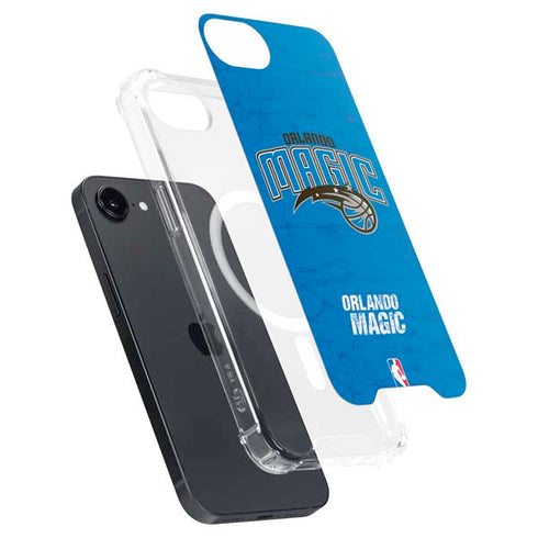 NBA Orlando Magic Blue Primary Logo iPhone 16e MagSafe Case