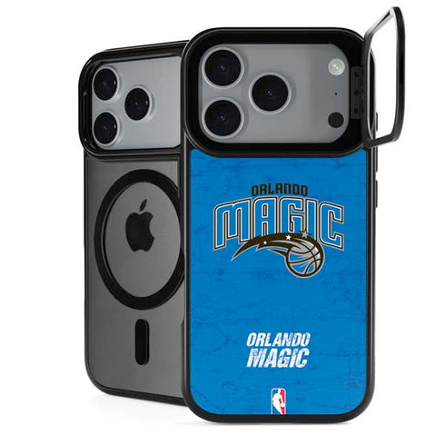 NBA Orlando Magic Blue Primary Logo iPhone 18 Pro Kickstand Case