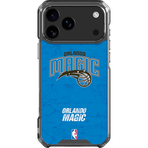 NBA Orlando Magic Blue Primary Logo iPhone 18 Pro Max Clear Case