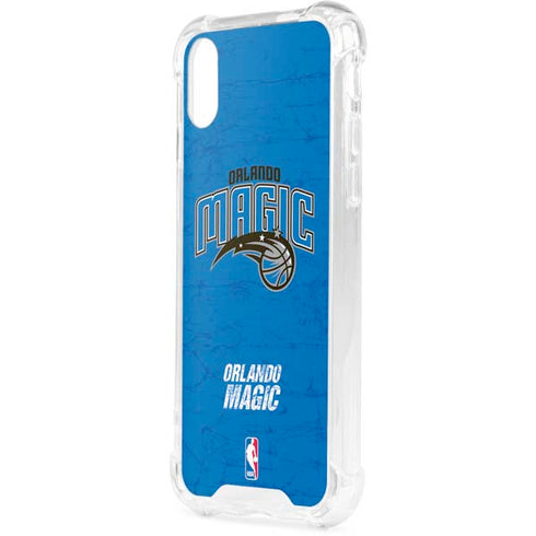 NBA Orlando Magic Blue Primary Logo iPhone XS Clear Case