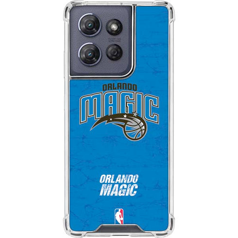 NBA Orlando Magic Blue Primary Logo Moto G Play 5G (2025) Clear Case