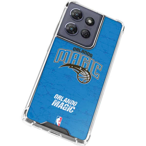 NBA Orlando Magic Blue Primary Logo Moto G Play 5G (2025) Clear Case
