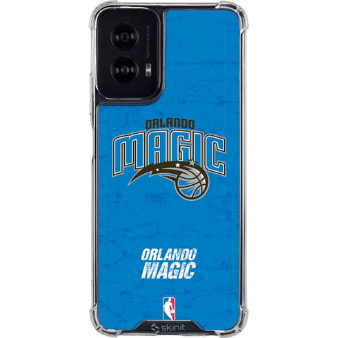 NBA Orlando Magic Blue Primary Logo Moto G Power 5G (2024) Clear Case