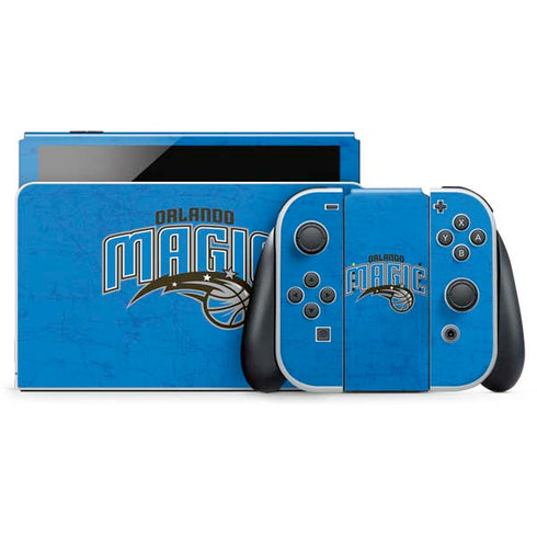 NBA Orlando Magic Blue Primary Logo Nintendo Skins