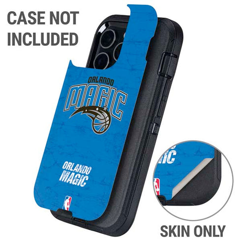 NBA Orlando Magic Blue Primary Logo Otterbox Defender iPhone Skin