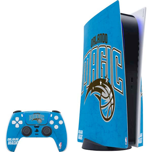 NBA Orlando Magic Blue Primary Logo PlayStation PS5 Skins