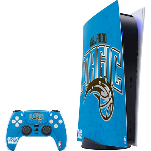 NBA Orlando Magic Blue Primary Logo PlayStation PS5 Skins
