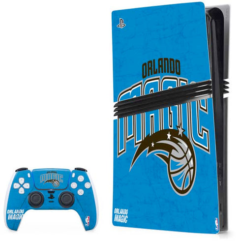 NBA Orlando Magic Blue Primary Logo PS5 Pro Bundle Skin