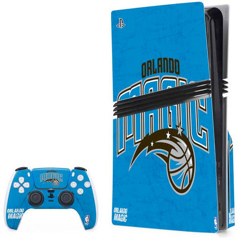 NBA Orlando Magic Blue Primary Logo PlayStation PS5 Skins