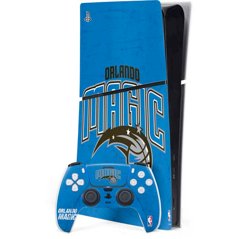 NBA Orlando Magic Blue Primary Logo PlayStation PS5 Skins