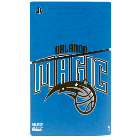 NBA Orlando Magic Blue Primary Logo PS5 Slim Digital Edition Console Skin