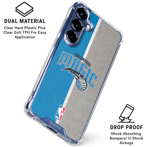 NBA Orlando Magic Canvas Galaxy S25 Plus Clear Case
