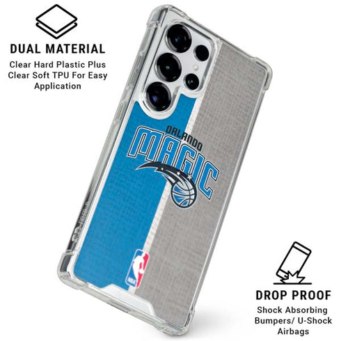 NBA Orlando Magic Canvas Galaxy S25 Ultra Clear Case