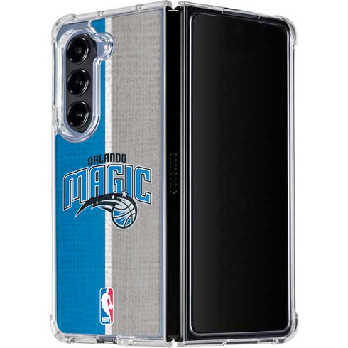 NBA Orlando Magic Canvas Galaxy Z Fold5 5G Clear Case