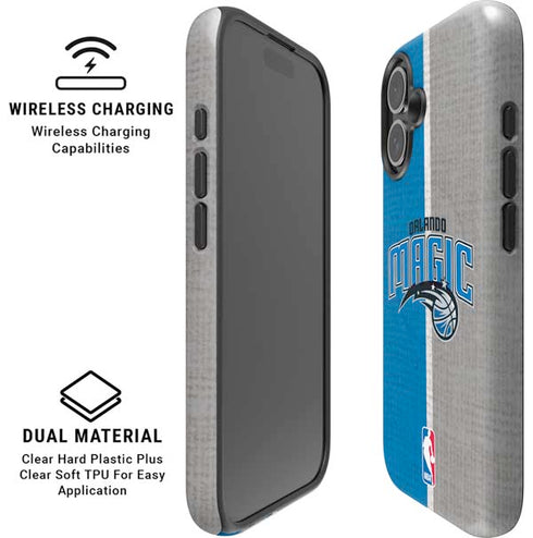 NBA Orlando Magic Canvas iPhone 16 Plus Magsafe Impact Case