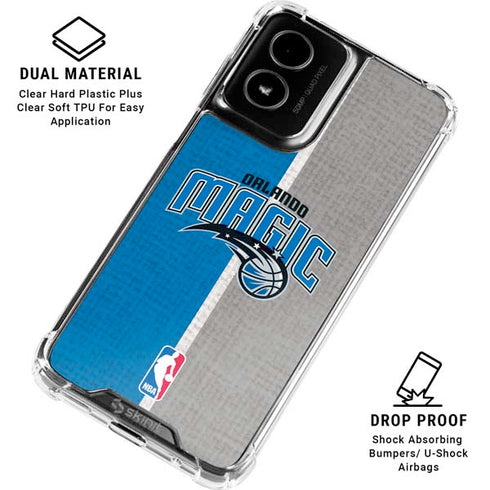 NBA Orlando Magic Canvas Moto G Power 5G (2024) Clear Case