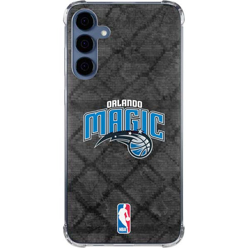 NBA Orlando Magic Dark Rust Galaxy A35 5G Clear Case