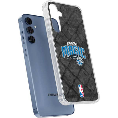 NBA Orlando Magic Dark Rust Galaxy A55 5G Clear Case